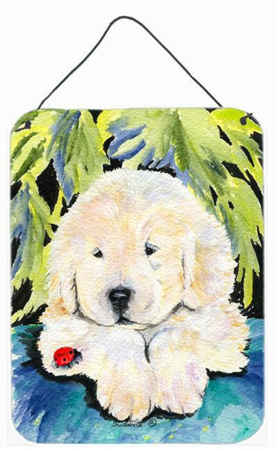 Golden Retriever Aluminium Metal Wall or Door Hanging Prints by Caroline's Treasures