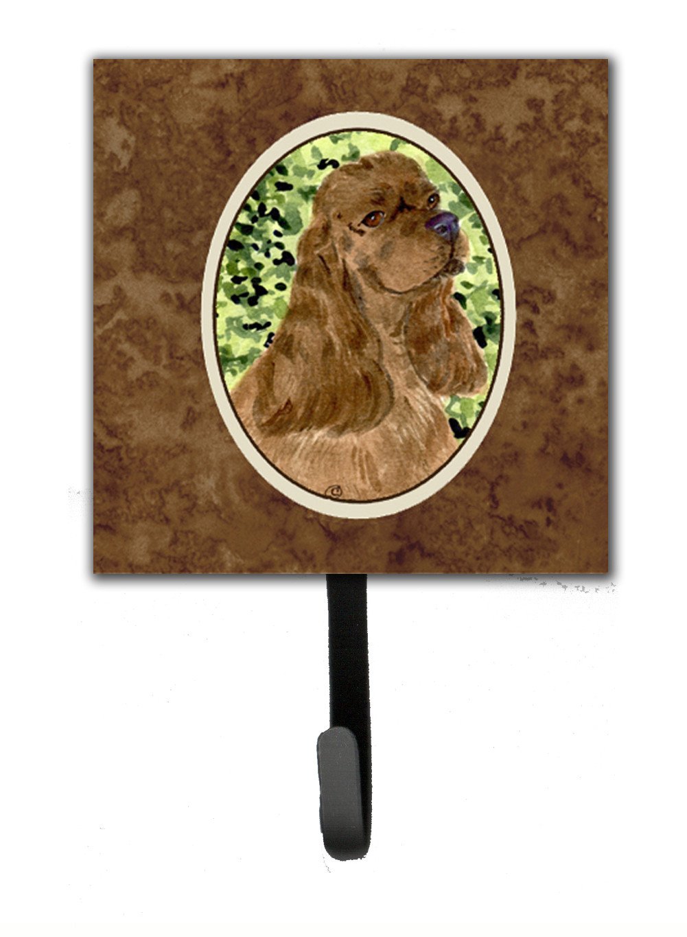 Cocker Spaniel Leash Holder or Key Hook by Caroline's Treasures