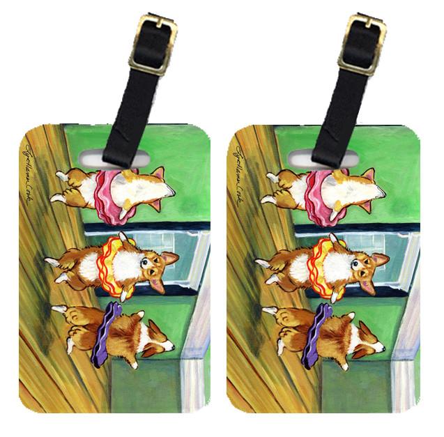 Little Ballerina Corgi Luggage Tags Pair of 2 by Caroline's Treasures