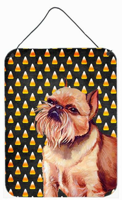 Brussels Griffon Candy Corn Halloween Portrait Wall or Door Hanging Prints by Caroline's Treasures