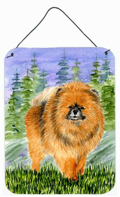 Pomeranian Aluminium Metal Wall or Door Hanging Prints by Caroline's Treasures