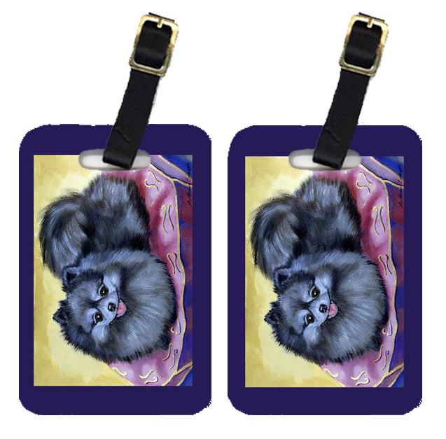 Pair of 2 Pomeranian Luggage Tags by Caroline's Treasures