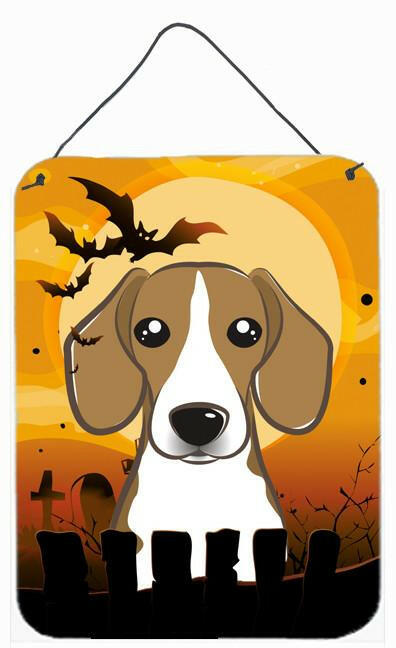 Halloween Beagle Wall or Door Hanging Prints BB1797DS1216 by Caroline's Treasures