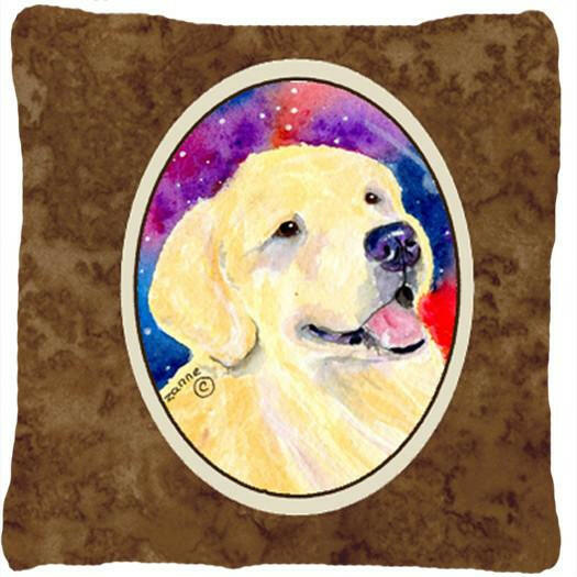 Golden Retriever Decorative   Canvas Fabric Pillow by Caroline&#39;s Treasures