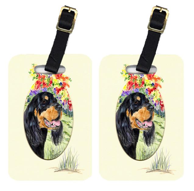 Pair of 2 Gordon Setter Luggage Tags by Caroline's Treasures