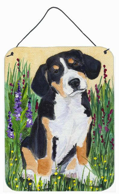 Entlebucher Mountain Dog Aluminium Metal Wall or Door Hanging Prints by Caroline's Treasures