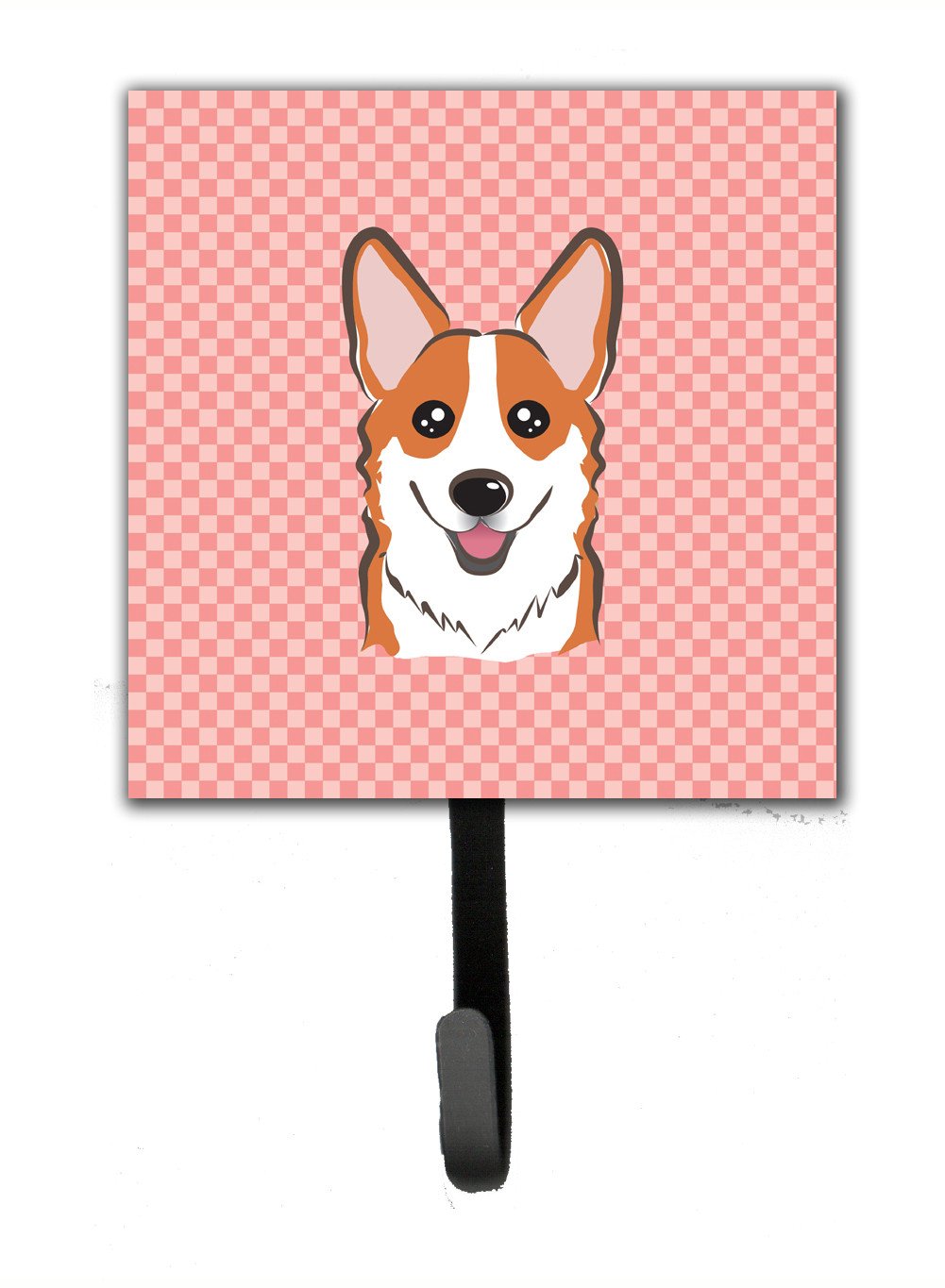 Checkerboard Pink Corgi Leash or Key Holder BB1254SH4 by Caroline's Treasures