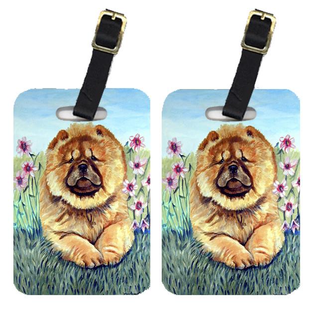 Pair of 2 Chow Chow Luggage Tags by Caroline&#39;s Treasures