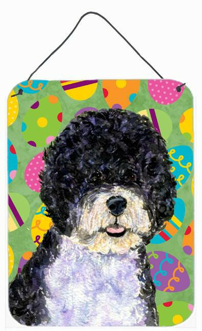 Portuguese Water Dog Easter Eggtravaganza Wall or Door Hanging Prints by Caroline&#39;s Treasures