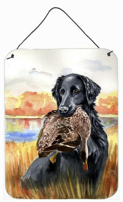 Flat Coated Retriever Aluminium Metal Wall or Door Hanging Prints by Caroline&#39;s Treasures