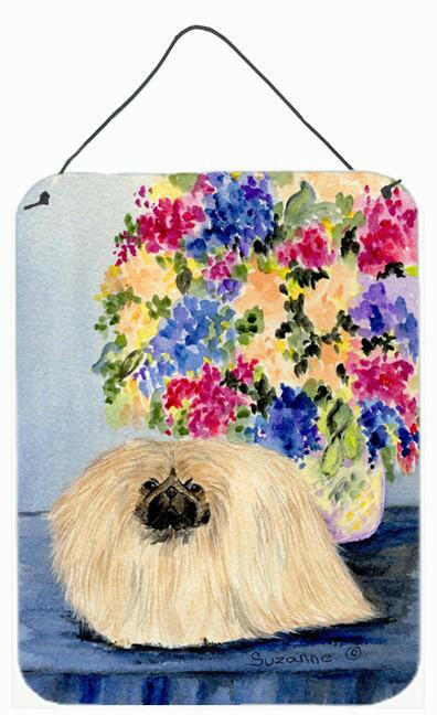 Pekingese Aluminium Metal Wall or Door Hanging Prints by Caroline's Treasures