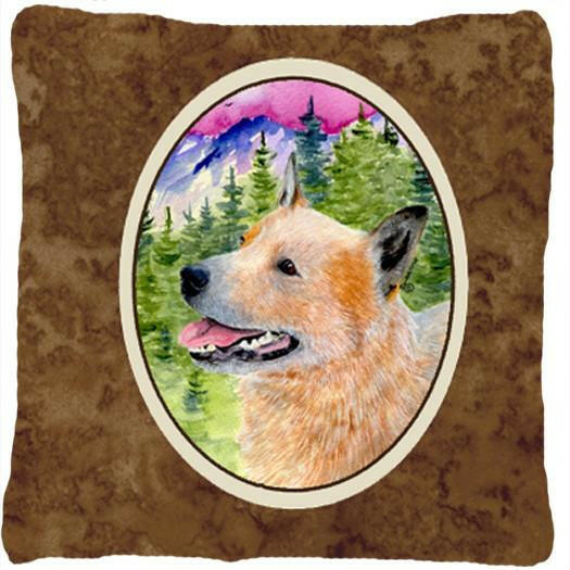 Australian Cattle Dog Decorative   Canvas Fabric Pillow by Caroline's Treasures