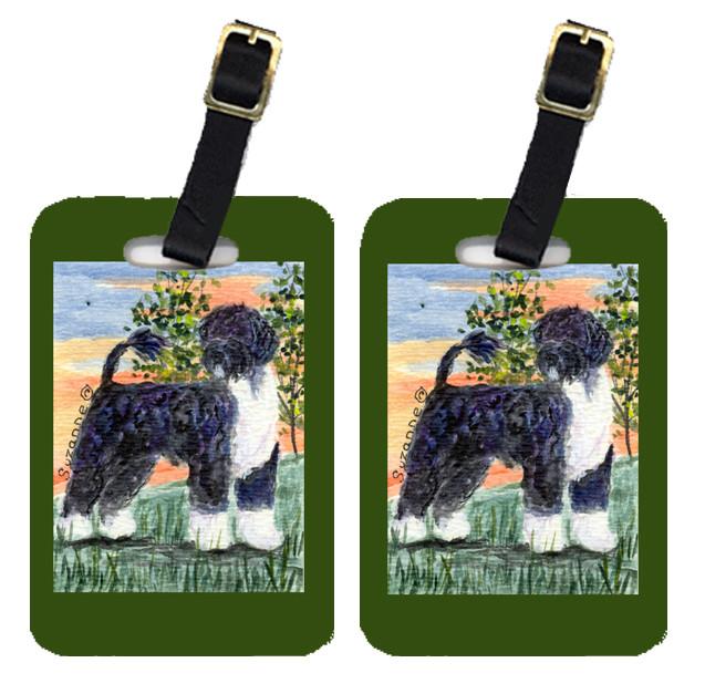 Pair of 2 Portuguese Water Dog Luggage Tags by Caroline's Treasures