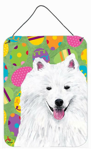 American Eskimo Easter Eggtravaganza Wall or Door Hanging Prints by Caroline's Treasures