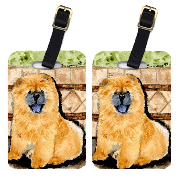 Pair of 2 Chow Chow Luggage Tags by Caroline&#39;s Treasures