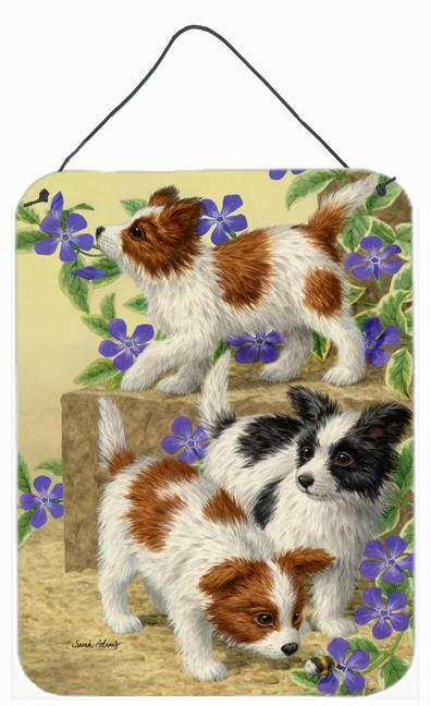 Papillon Pups Wall or Door Hanging Prints ASA2129DS1216 by Caroline's Treasures