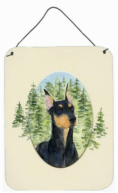 Doberman Aluminium Metal Wall or Door Hanging Prints by Caroline's Treasures