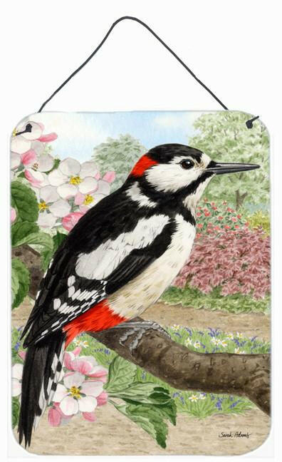 Woodpecker  Wall or Door Hanging Prints ASA2018DS1216 by Caroline&#39;s Treasures