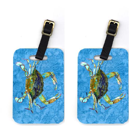 Pair of Crab Luggage Tags by Caroline&#39;s Treasures