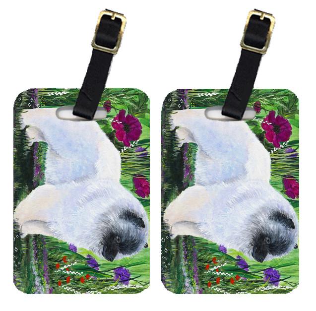 Pair of 2 Keeshond Luggage Tags by Caroline&#39;s Treasures