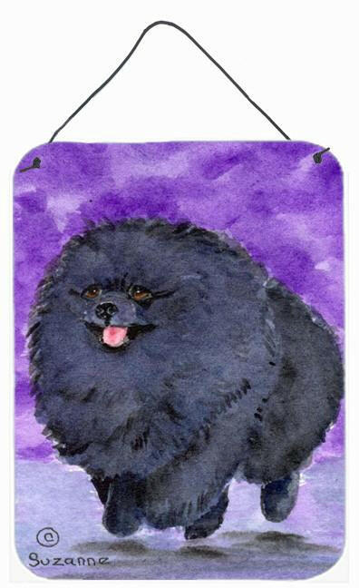 Pomeranian Aluminium Metal Wall or Door Hanging Prints by Caroline's Treasures