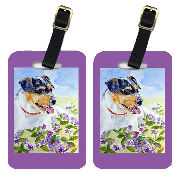 Pair of 2 Jack Russell Terrier Luggage Tags by Caroline&#39;s Treasures