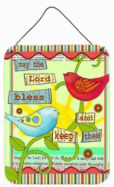 May the Lord Bless You and Keep You Inspirational Wall or Door Hanging Prints PJC1054DS1216 by Caroline&#39;s Treasures