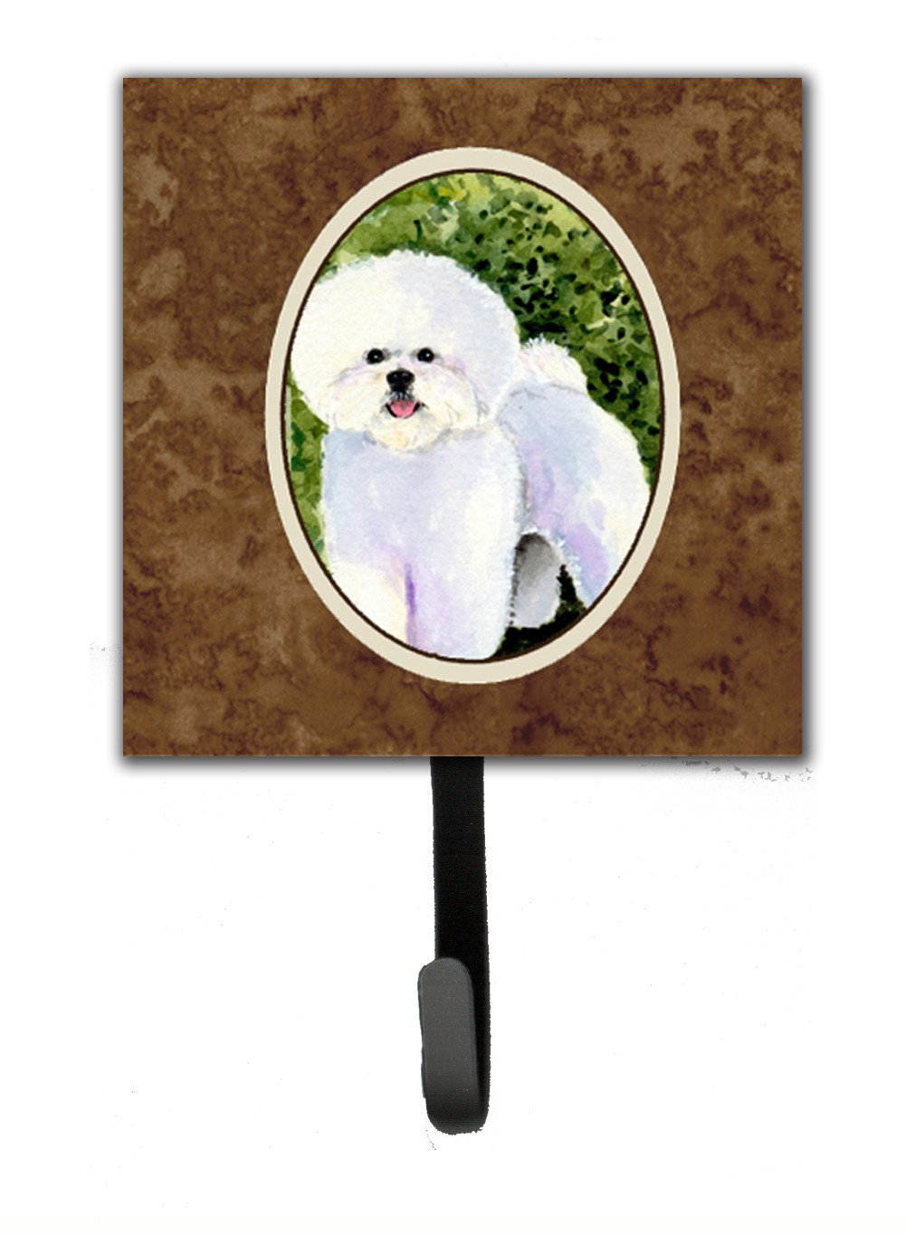 Bichon Frise Leash Holder or Key Hook by Caroline's Treasures