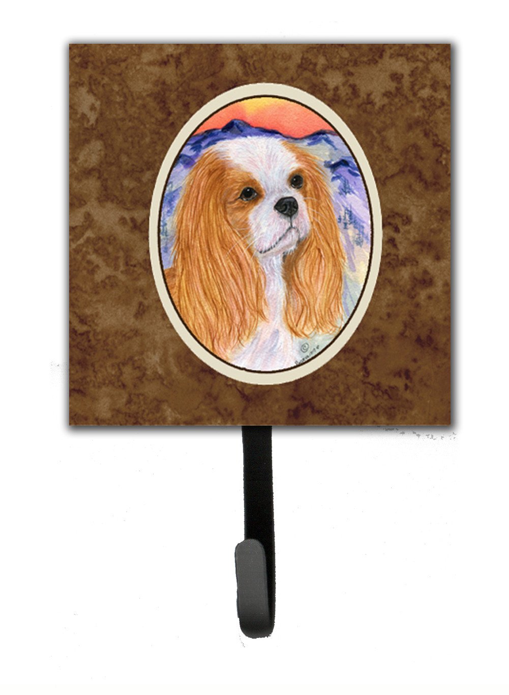 Cavalier Spaniel Leash Holder or Key Hook by Caroline's Treasures