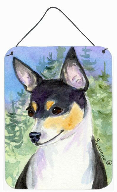 Fox Terrier Aluminium Metal Wall or Door Hanging Prints by Caroline&#39;s Treasures