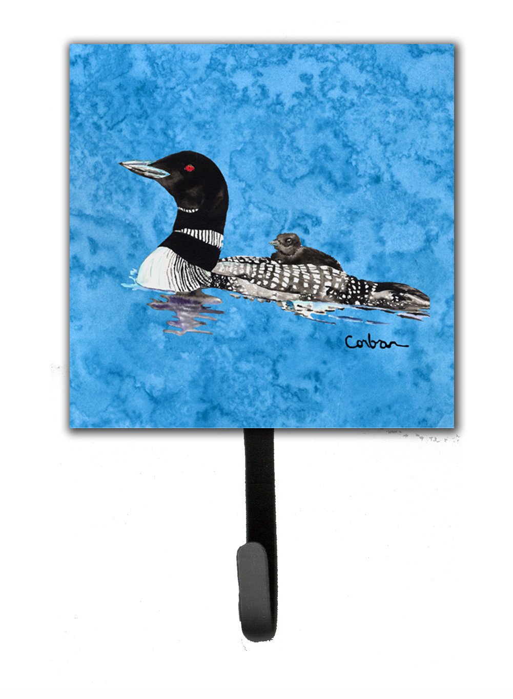 Bird - Loon Leash Holder or Key Hook by Caroline&#39;s Treasures