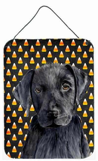 Labrador Candy Corn Halloween Portrait Wall or Door Hanging Prints by Caroline's Treasures