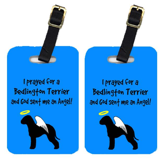 Pair of 2 Bedlington Terrier Luggage Tags by Caroline&#39;s Treasures