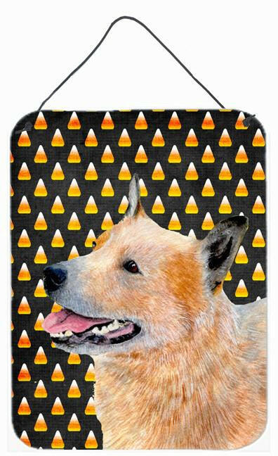 Australian Cattle Dog Candy Corn Halloween Portrait Wall or Door Hanging Prints by Caroline's Treasures