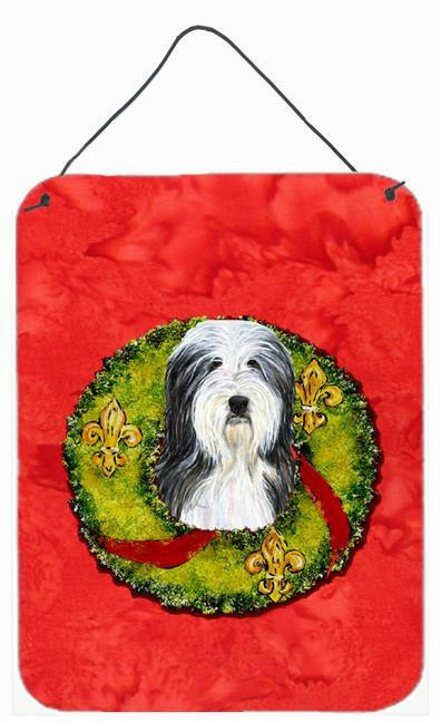 Bearded Collie Aluminium Metal Wall or Door Hanging Prints by Caroline's Treasures