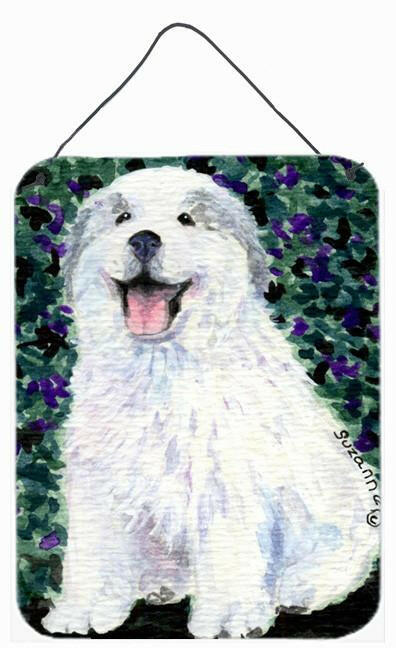 Great Pyrenees Aluminium Metal Wall or Door Hanging Prints by Caroline&#39;s Treasures