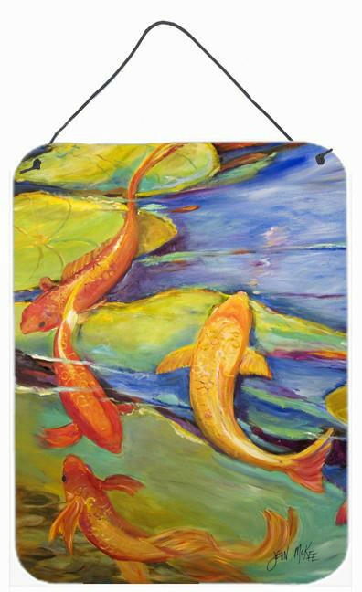 Koi Wall or Door Hanging Prints JMK1170DS1216 by Caroline's Treasures