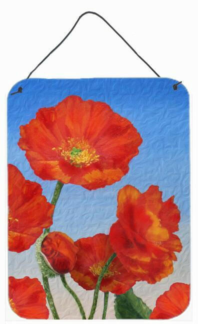 Poppies by Sinead Jones Wall or Door Hanging Prints JOS0273DS1216 by Caroline's Treasures