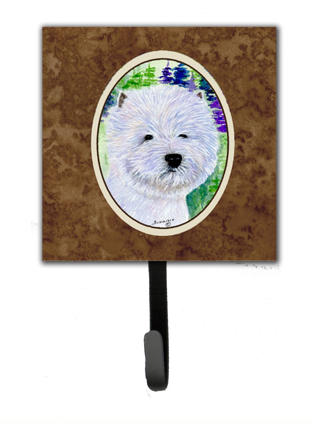 Westie Leash Holder or Key Hook by Caroline&#39;s Treasures