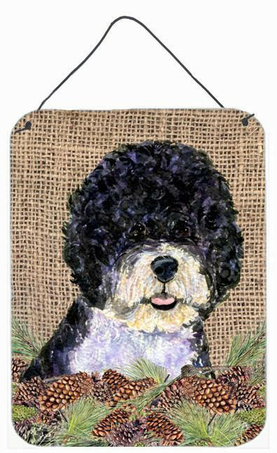 Portuguese Water Dog Aluminium Metal Wall or Door Hanging Prints by Caroline's Treasures