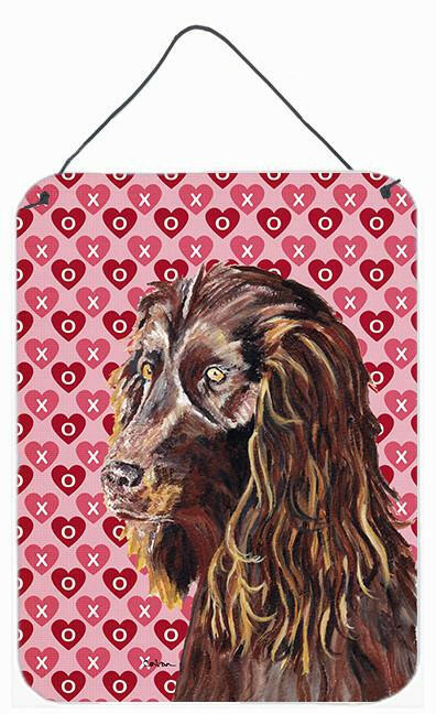 Boykin Spaniel Valentine's Love Aluminium Metal Wall or Door Hanging Prints by Caroline's Treasures