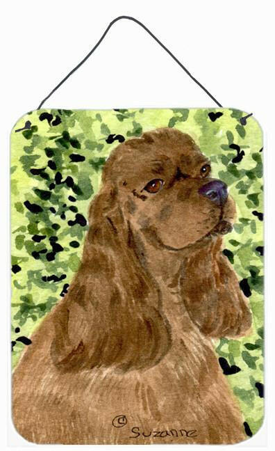 Cocker Spaniel Aluminium Metal Wall or Door Hanging Prints by Caroline&#39;s Treasures