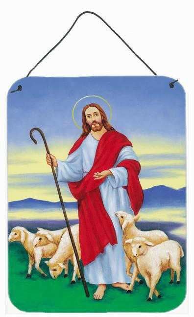 Jesus The Good Shepherd Wall or Door Hanging Prints AAH6876DS1216 by Caroline's Treasures