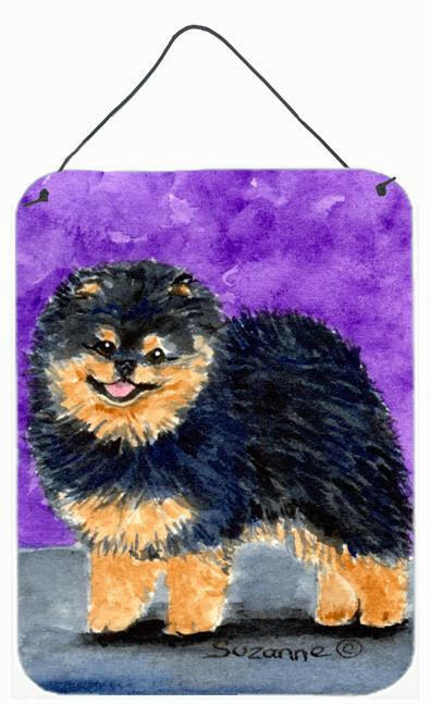 Pomeranian Aluminium Metal Wall or Door Hanging Prints by Caroline's Treasures