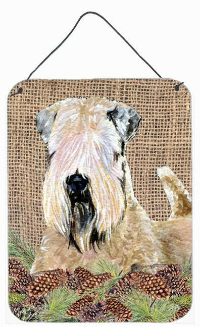 Wheaten Terrier Soft Coated Aluminium Metal Wall or Door Hanging Prints by Caroline&#39;s Treasures