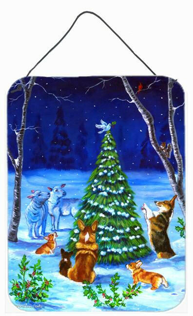 Corgi Christmas Peace Wall or Door Hanging Prints 7304DS1216 by Caroline&#39;s Treasures