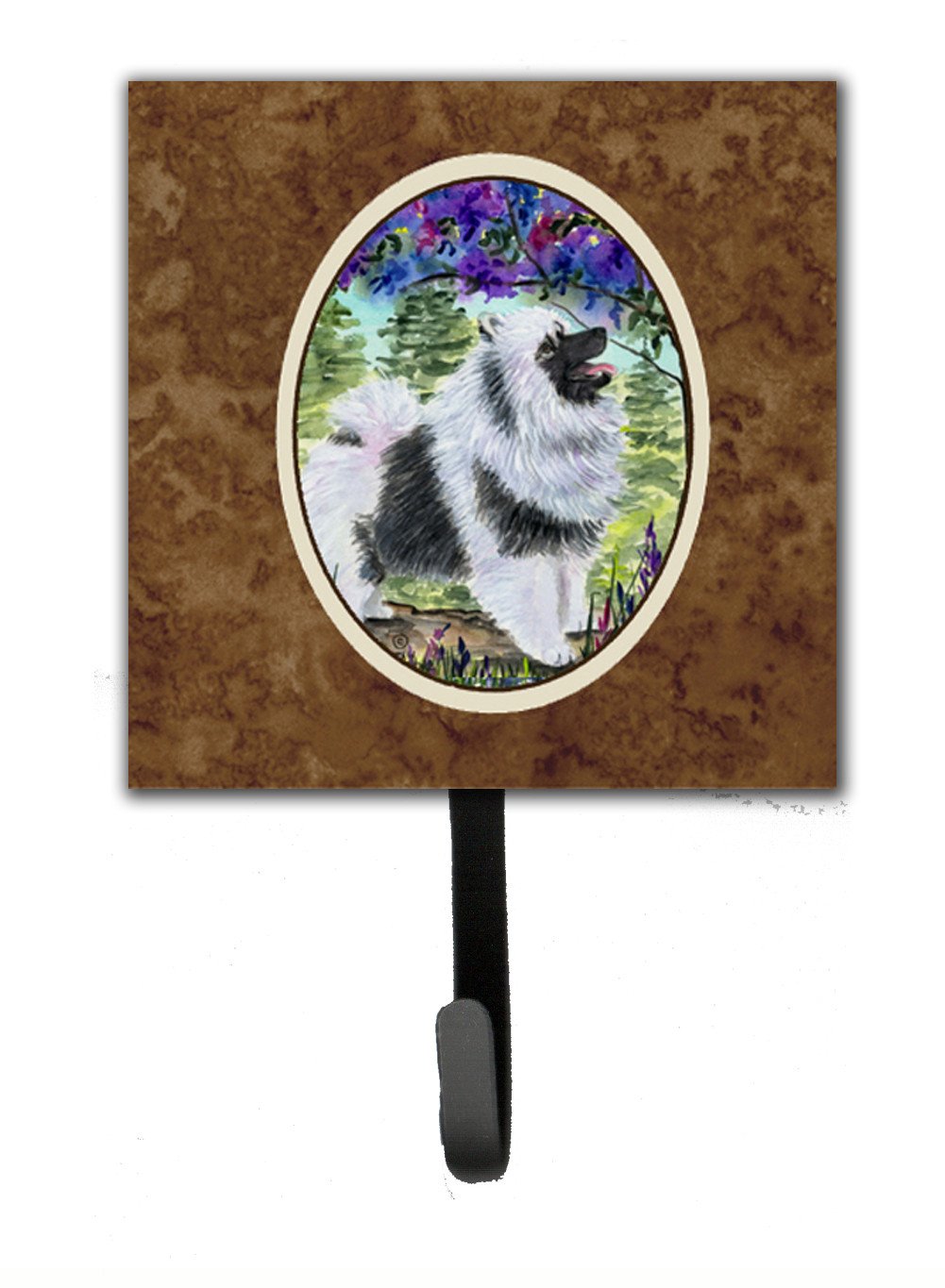 Keeshond Leash Holder or Key Hook by Caroline&#39;s Treasures