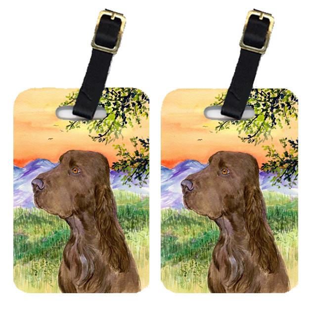 Pair of 2 Field Spaniel Luggage Tags by Caroline's Treasures