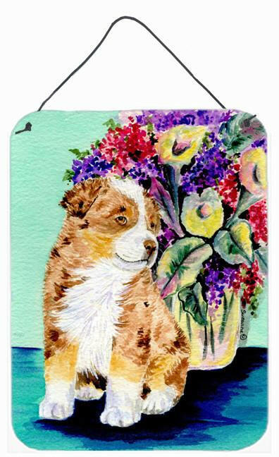 Australian Shepherd Aluminium Metal Wall or Door Hanging Prints by Caroline&#39;s Treasures