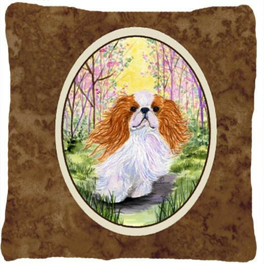 English Toy Spaniel Decorative   Canvas Fabric Pillow by Caroline&#39;s Treasures